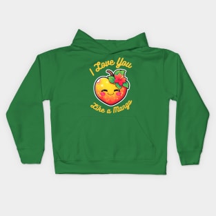 I love you like a mango 🥭 Kids Hoodie